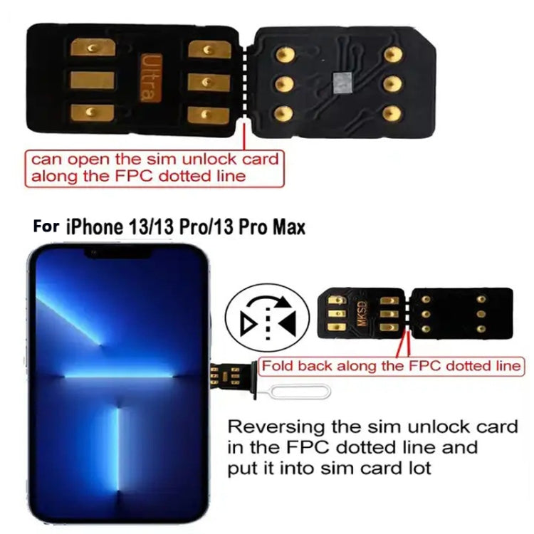 MKSD Ultra 5G Unlock Sim Card for iPhone Series - Unlock SIM Card by MKSD | Online Shopping South Africa | PMC TechLife | Buy Now Pay Later Mobicred