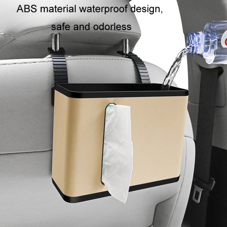 Car Seat Back Hanging Tissue Storage Box(Black) - Stowing Tidying by PMC Jewellery | Online Shopping South Africa | PMC Jewellery | Buy Now Pay Later Mobicred