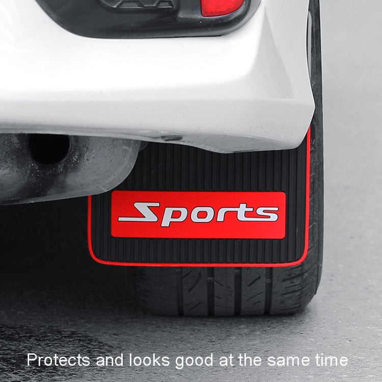 2pcs Car Tire Mud Flap Modification Plastic Anti-Splash Mud Flap, Style: Sports - Mudguards by PMC Jewellery | Online Shopping South Africa | PMC Jewellery | Buy Now Pay Later Mobicred