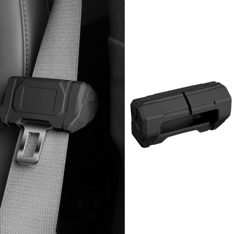 Large Car Seatbelt Buckle Protective Cover Anti Scratch Silicone Protector For Safety Belt Plugs(Black) - Seat Belts & Padding by PMC Jewellery | Online Shopping South Africa | PMC Jewellery | Buy Now Pay Later Mobicred