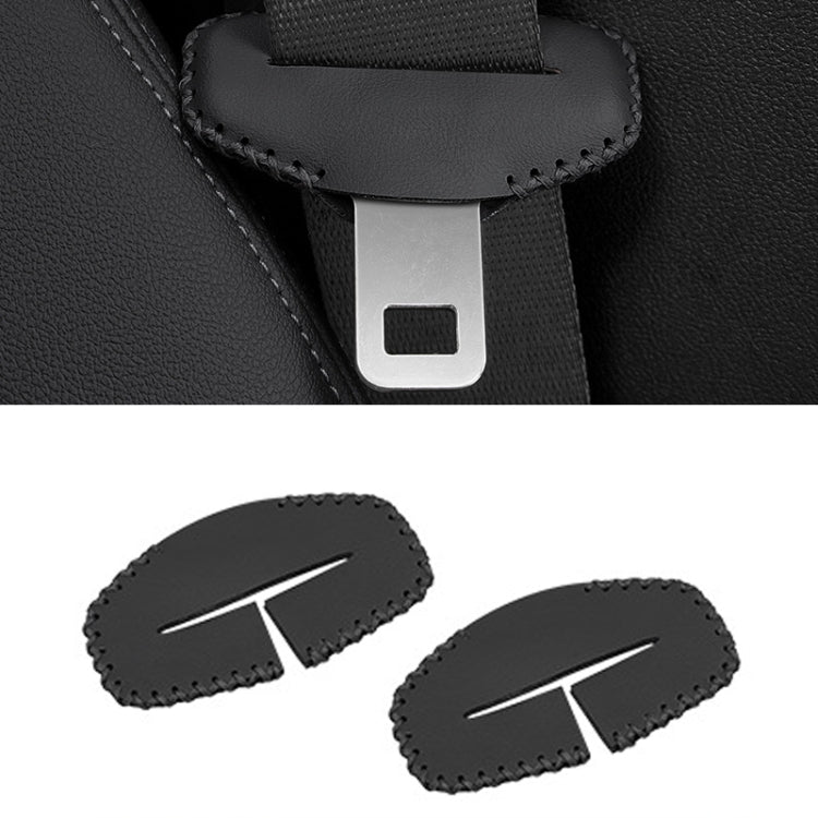 For BMW 1pair Seatbelt Insert Protector Bumper Belt Chuck Decoration(Black) - Seat Belts & Padding by PMC Jewellery | Online Shopping South Africa | PMC Jewellery | Buy Now Pay Later Mobicred