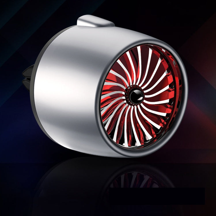 Car Fragrance Super Engine Car Air Conditioning Aroma Diffuser Outlet Ornament, Model: Gray Titanium Red Light - Air Freshener by PMC Jewellery | Online Shopping South Africa | PMC Jewellery | Buy Now Pay Later Mobicred