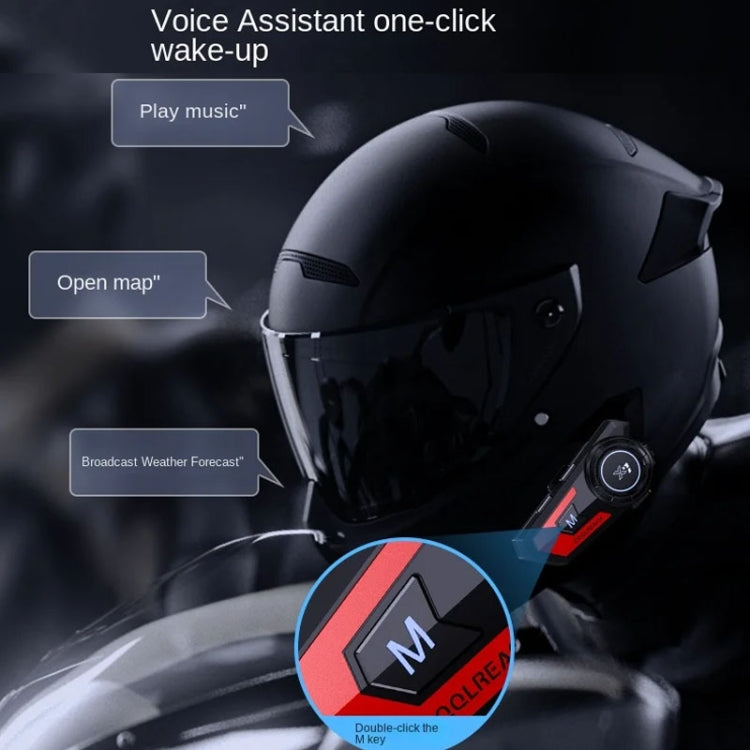 X7 Motorcycle Helmet Bluetooth Headset Riding Navigation Listening Song Soft Hard Wheat(Blue) - Motorcycle Walkie Talkie by PMC Jewellery | Online Shopping South Africa | PMC Jewellery | Buy Now Pay Later Mobicred