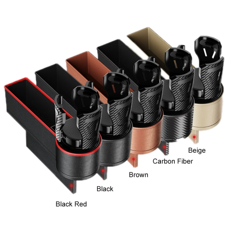 Car Seat Gap Storage Box Car Water Cup Holder Ashtray, Color: Left Brown - Stowing Tidying by PMC Jewellery | Online Shopping South Africa | PMC Jewellery | Buy Now Pay Later Mobicred