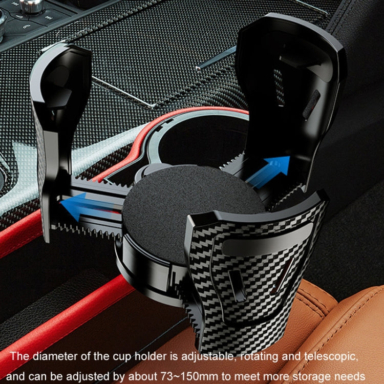 Car Seat Gap Storage Box Car Water Cup Holder Ashtray, Color: Left Carbon Fiber - Stowing Tidying by PMC Jewellery | Online Shopping South Africa | PMC Jewellery | Buy Now Pay Later Mobicred