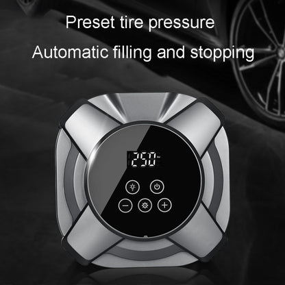 19 Cylinders Car Intelligent Digital Display Inflator Pump Portable Car Tire Pneumatic Engine(Silver) - Inflatable Pump by PMC Jewellery | Online Shopping South Africa | PMC Jewellery