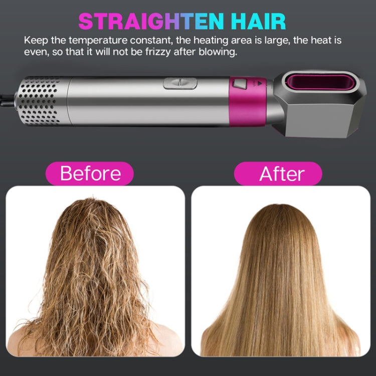 5 In 1 Hot Air Comb Automatic Curling Iron Square Model Hair Styling Comb Curling And Straightening, Plug: UK Plug - Hair Curler by PMC Jewellery | Online Shopping South Africa | PMC Jewellery | Buy Now Pay Later Mobicred