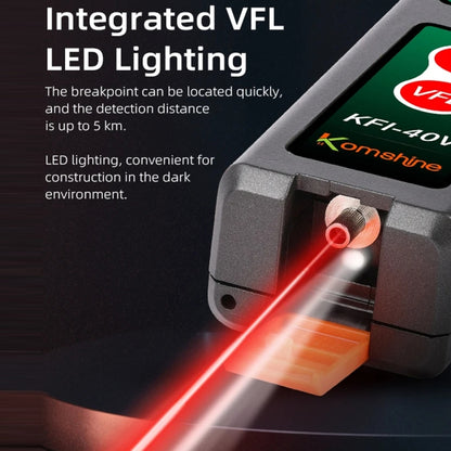 Komshine Fiber Optic Identifier Optical Cable Signal Direction Identifier With VFL Red Light 10mW(KFI-40V) - Fiber Optic Test Pen by Komshine | Online Shopping South Africa | PMC Jewellery