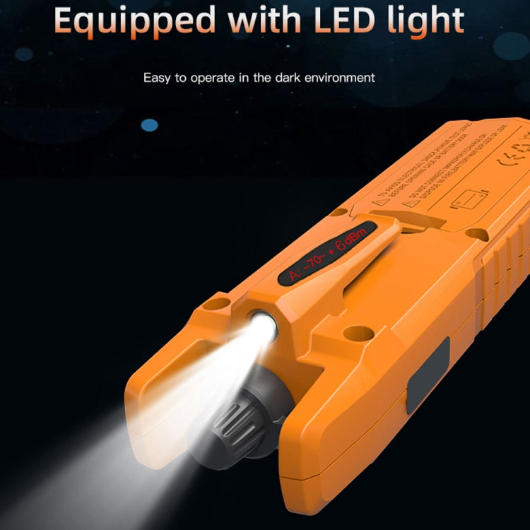 Komshine High Precision Optical Power Meter Mini Fiber Optic Light Attenuation Tester With LED, Specification: A-L/-70dBM to +6DBM - Fiber Optic Test Pen by Komshine | Online Shopping South Africa | PMC Jewellery | Buy Now Pay Later Mobicred