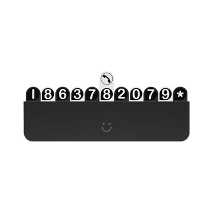 bbdd Temporary Parking License Plate Concealable Car Removal Number Plate(Piano Edition) - Parking Card by bbdd | Online Shopping South Africa | PMC Jewellery