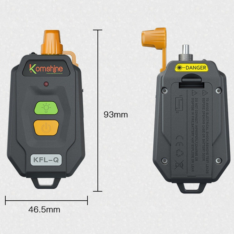 Komshine 15km Mini Optical Fiber Breakpoint Positioning Test Red Light Pen, Specification: KFL-Q-20MW - free shipping - PMC Jewellery - Order now!