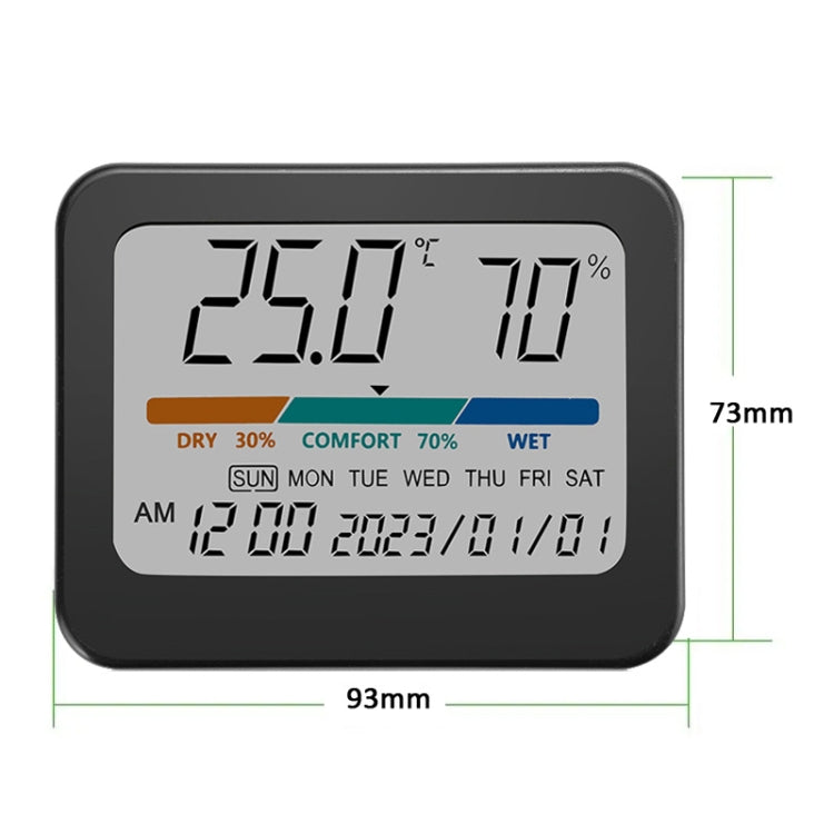 Indoor Temperature And Humidity Monitor Thermometer Hygrometer With Perpetual Calendar - Indoor Thermometer by PMC Jewellery | Online Shopping South Africa | PMC Jewellery