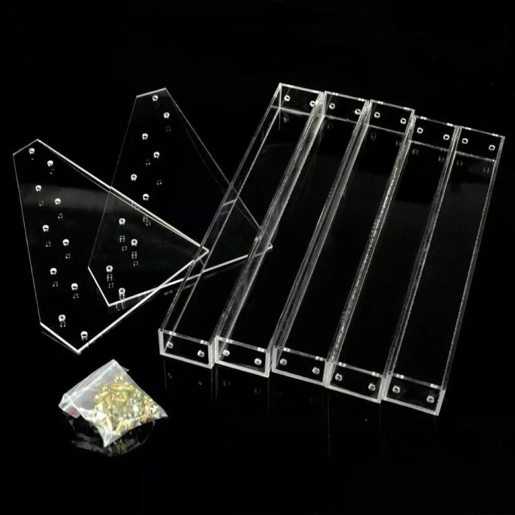 3 Layers  Acrylic Nail Polish Display Rack Transparent Ladder Stand Cosmetic Essential Oil Bottle Holder - Storage Boxes by PMC Jewellery | Online Shopping South Africa | PMC Jewellery