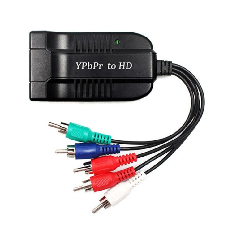 1080P Component To HDMI Adapter Cable YPbPr To HD Interface HD Converter(Black) - Converter by PMC TechLife | Online Shopping South Africa | PMC TechLife | Buy Now Pay Later Mobicred