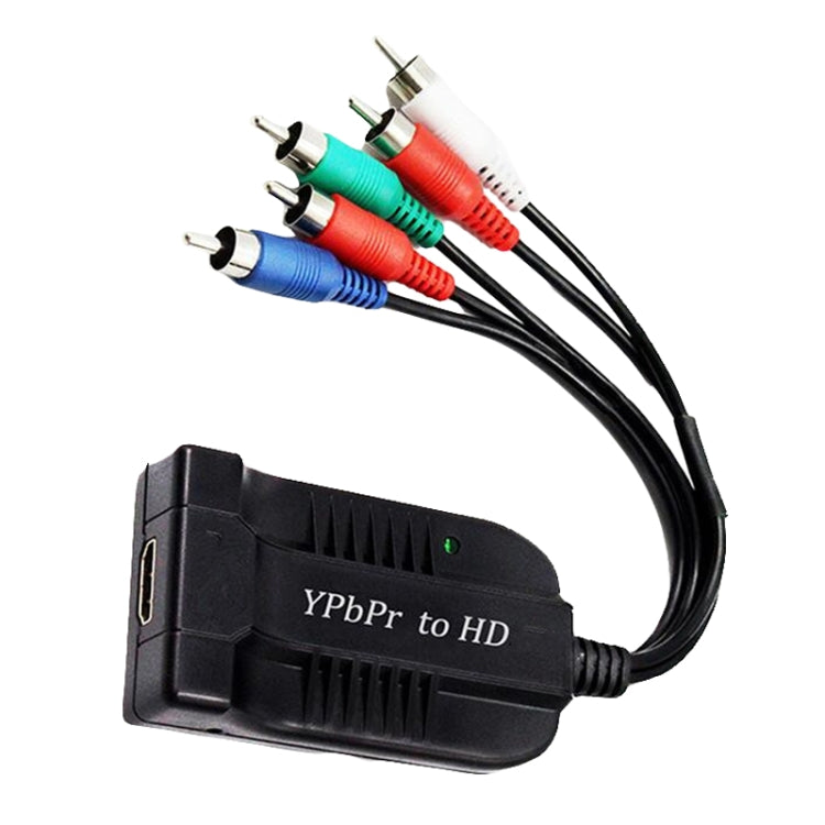 1080P Component To HDMI Adapter Cable YPbPr To HD Interface HD Converter(Black) - Converter by PMC TechLife | Online Shopping South Africa | PMC TechLife | Buy Now Pay Later Mobicred