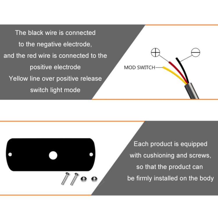 12W Car Side Signal Warning Light 24 LED Strobe Light(Red Blue) - Warning Lights by PMC TechLife | Online Shopping South Africa | PMC TechLife | Buy Now Pay Later Mobicred