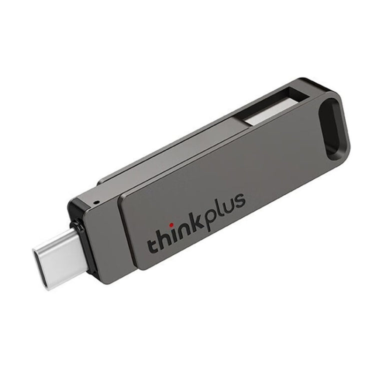 Lenovo Thinkplus MU110 USB3.2+Type-C Dual Interface Rotation Flash Drive, Size: 32GB(Grey) - USB Flash Drives by Lenovo | Online Shopping South Africa | PMC Jewellery | Buy Now Pay Later Mobicred