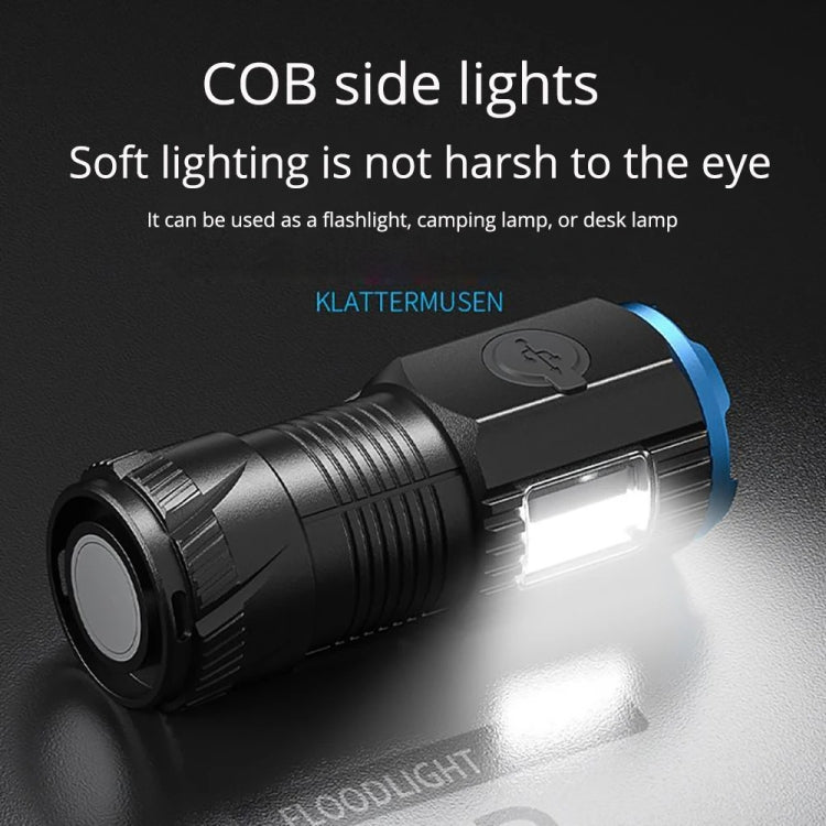 Mini Outdoor Dual Light Source Magnetic Hat Clip Multifunctional Portable Flashlight(without Battery) - Mini Flashlight by PMC TechLife | Online Shopping South Africa | PMC TechLife