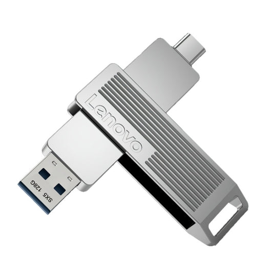 Lenovo SX5 Pro USB3.2+Type-C Dual Interface Mobile Solid State Flash Drive, Memory: 128GB(Silver) - USB Flash Drives by Lenovo | Online Shopping South Africa | PMC Jewellery | Buy Now Pay Later Mobicred