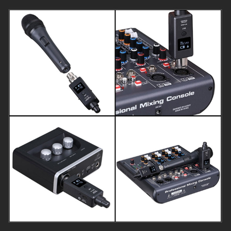 MTU-002 Microphone Wireless System UHF DSP Transmitter & Receiver Mic/Line Two Modes - Microphone by PMC TechLife | Online Shopping South Africa | PMC TechLife