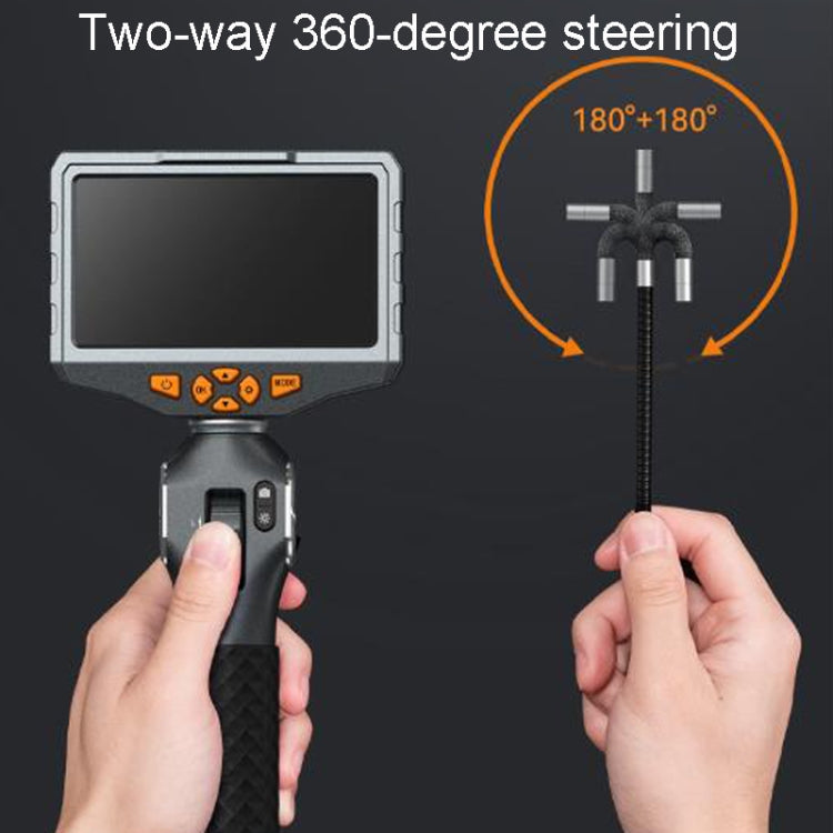 Teslong TD500 HD 5 Inch Large Screen 360 Degree Dual Steering Borescope Industrial Components Overhaul -  by Teslong | Online Shopping South Africa | PMC Jewellery | Buy Now Pay Later Mobicred