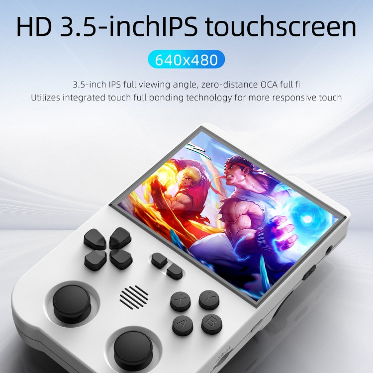 AMPOWN XU10 Handheld Game Console 3.5-Inch IPS Screen Linux System Portable Video Arcade 64G(White) - Pocket Console by AMPOWN | Online Shopping South Africa | PMC Jewellery | Buy Now Pay Later Mobicred