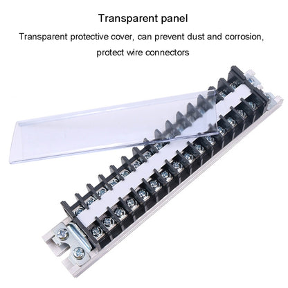 CHINT TD-2015 Terminal Block Rail Type Wiring Block Paralleling Wires Wire Connector - Booster Cable & Clip by CHNT | Online Shopping South Africa | PMC Jewellery | Buy Now Pay Later Mobicred