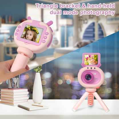 S2 2.4-Inch 180-Degree Flip-Screen 1080P HD Cartoon Children Digital Camera With Stand(Violet) - Children Cameras by PMC Jewellery | Online Shopping South Africa | PMC Jewellery | Buy Now Pay Later Mobicred