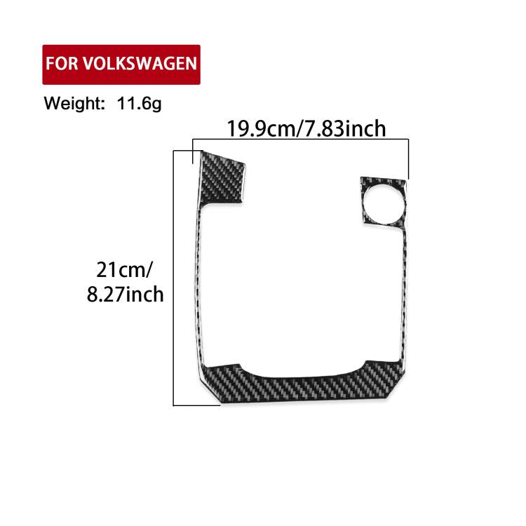 For Volkswagen Sagitar 2019-2023 A Model Left-Hand Drive Gear Panel Sticker(Red) - Car Interior Mouldings by PMc TechLife | Online Shopping South Africa | PMc TechLife | Buy Now Pay Later Mobicred