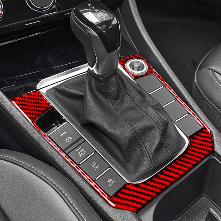 For Volkswagen Sagitar 2019-2023 A Model Left-Hand Drive Gear Panel Sticker(Red) - Car Interior Mouldings by PMc TechLife | Online Shopping South Africa | PMc TechLife | Buy Now Pay Later Mobicred