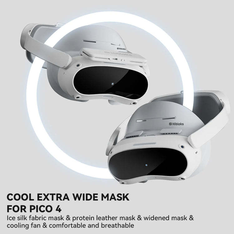 For PICO 4 Hibloks VR Glasses Face Cushion Widened Breathable Protector Pad, Spec: 2pcs PU Cotton - VR Accessories by Hibloks | Online Shopping South Africa | PMC Jewellery | Buy Now Pay Later Mobicred