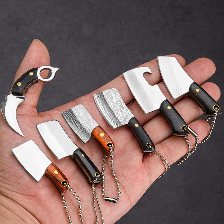 Mini Knife Keychain Portable Removal Express Pendant Accessory With Holster, Model: Axe Gold - Burin &Cutting Knife by PMC TechLife | Online Shopping South Africa | PMC TechLife