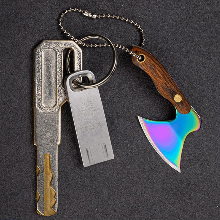 Mini Knife Keychain Portable Removal Express Pendant Accessory With Holster, Model: Axe Sanding - Burin &Cutting Knife by PMC Jewellery | Online Shopping South Africa | PMC Jewellery