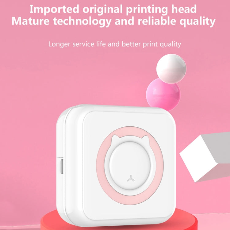 C15 Mini Student Bluetooth Inkless Photo Label Thermal Printer, Spec: Pink+5 Stickers+5 Paper+3 Color Paper - Printer by PMC Jewellery | Online Shopping South Africa | PMC Jewellery | Buy Now Pay Later Mobicred