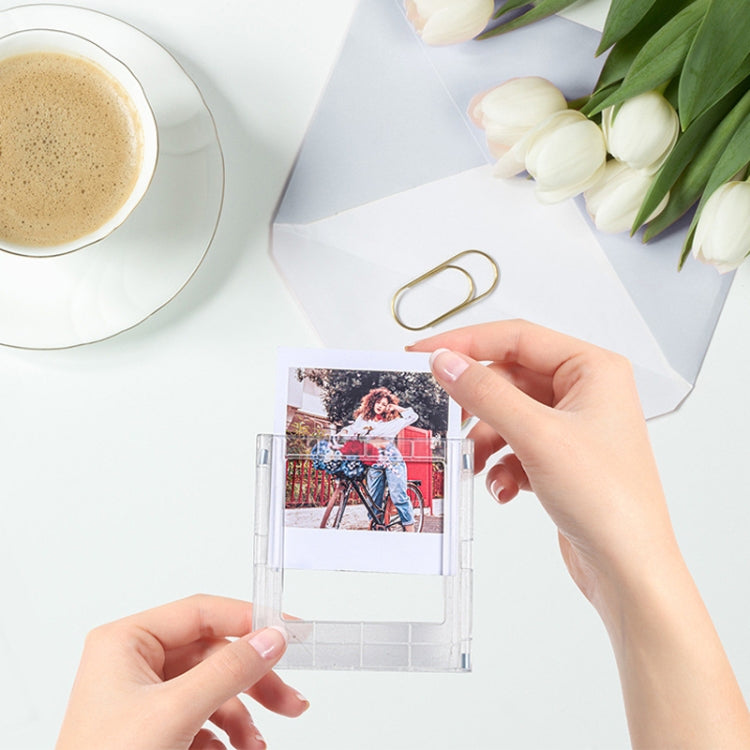 For Polaroid Square Photo Frame Magnetic Building Blocks Assembled Refrigerator Magnet(Random Color Delivery) - Photo Albums & Photo Frames by PMC Jewellery | Online Shopping South Africa | PMC Jewellery