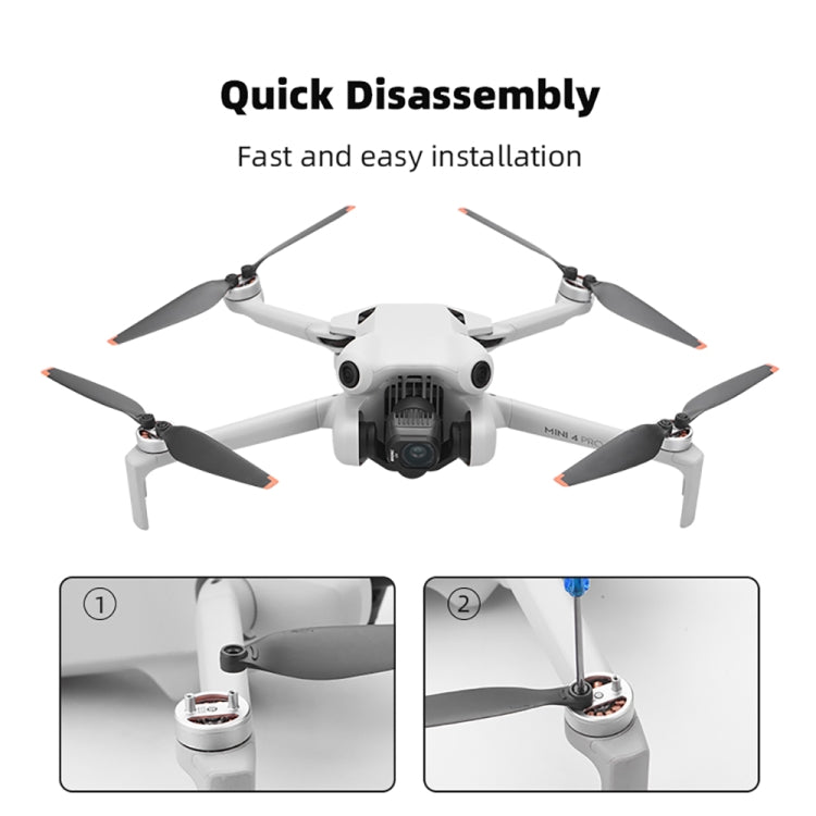 For DJI Mini 4 Pro 2pairs  Drone Propeller Blades 6030F Props Replacement Parts - DIY Propeller by PMC TechLife | Online Shopping South Africa | PMC TechLife