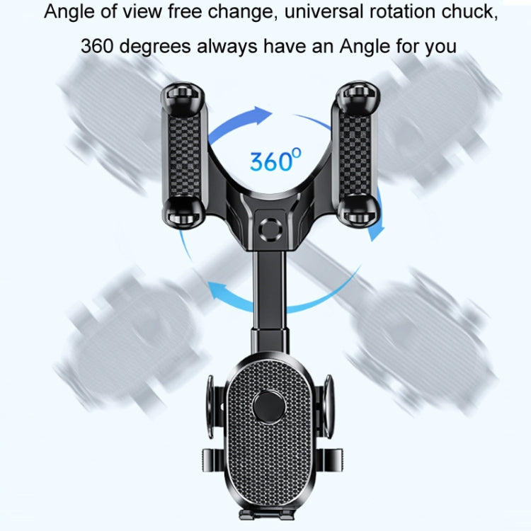Car Rearview Mirror Mobile Phone Holder Multifunctional AR Navigation Support Bracket(Extending Rod) - Car Holders by PMC TechLife | Online Shopping South Africa | PMC TechLife | Buy Now Pay Later Mobicred