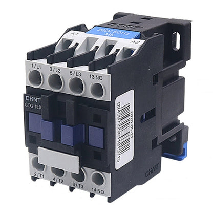 CHNT CJX2-1810 18A 220V Silver Alloy Contacts Multi-Purpose Single-Phase AC Contactor - Relays by CHNT | Online Shopping South Africa | PMC Jewellery | Buy Now Pay Later Mobicred