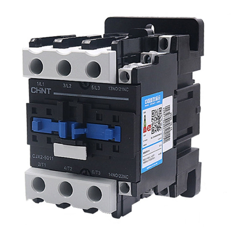 CHNT CJX2-5011 50A 220V Silver Alloy Contacts Multi-Purpose Single-Phase AC Contactor - Relays by CHNT | Online Shopping South Africa | PMC Jewellery | Buy Now Pay Later Mobicred