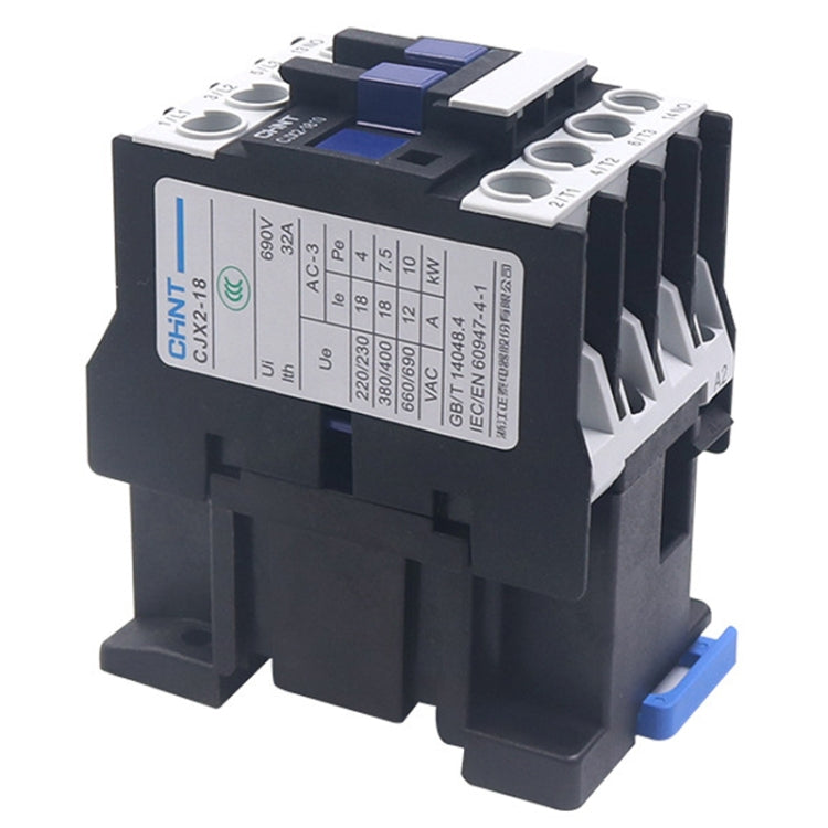 CHNT CJX2-3210 32A 220V Silver Alloy Contacts Multi-Purpose Single-Phase AC Contactor - Relays by CHNT | Online Shopping South Africa | PMC Jewellery