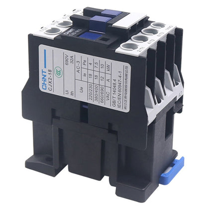 CHNT CJX2-3201 32A 220V Silver Alloy Contacts Multi-Purpose Single-Phase AC Contactor - Relays by CHNT | Online Shopping South Africa | PMC Jewellery | Buy Now Pay Later Mobicred