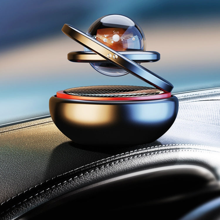 Interstellar Vast Solar Rotating Car Aromatherapy Ornaments, Color: Black - Air Freshener by PMC TechLife | Online Shopping South Africa | PMC TechLife | Buy Now Pay Later Mobicred
