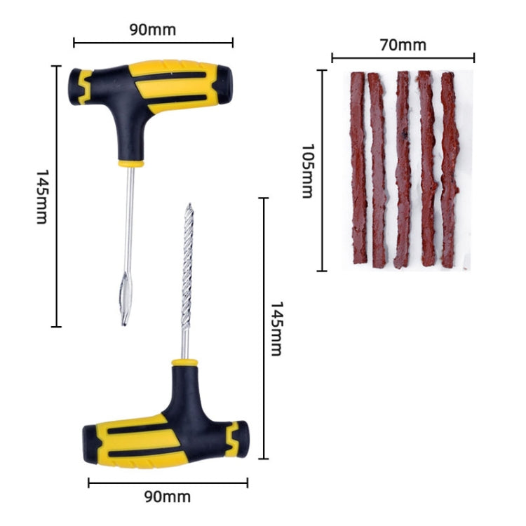 8pcs Automotive Vacuum Tire Repair Tool Car Tire Patching Instrument Set - Tire Repair & Installation Tools by PMC Jewellery | Online Shopping South Africa | PMC Jewellery | Buy Now Pay Later Mobicred