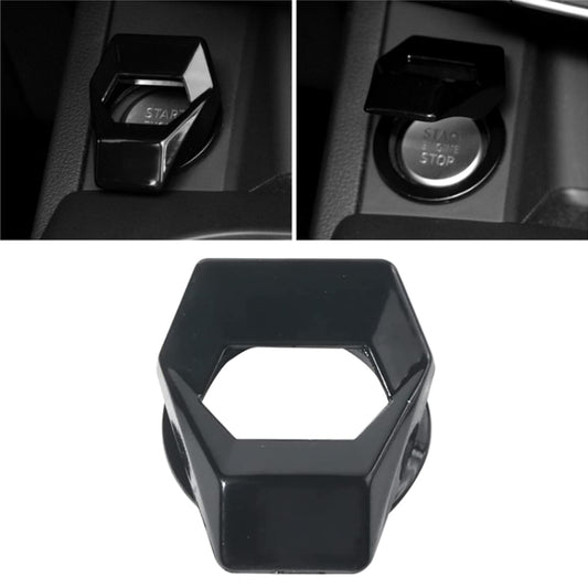 Car One-button Start Decorative Ring Knob Type Ignition Device Protective Cover(Black) - Decoration Rings by PMC Jewellery | Online Shopping South Africa | PMC Jewellery | Buy Now Pay Later Mobicred