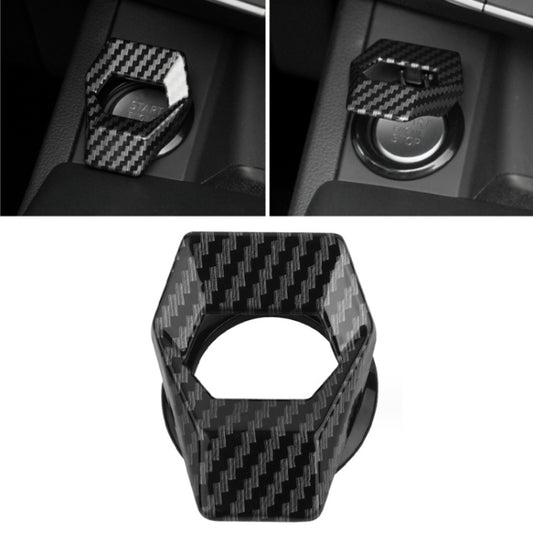 Car One-button Start Decorative Ring Knob Type Ignition Device Protective Cover(Carbon Fiber) - Decoration Rings by PMC Jewellery | Online Shopping South Africa | PMC Jewellery | Buy Now Pay Later Mobicred