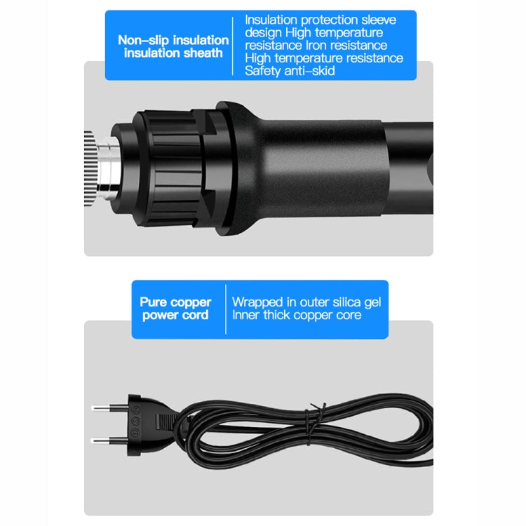 10pcs/ Set 80W Internal Heating Welding Digital Display Soldering Iron Temperature Adjustment Set, Model: Red US Plug - Electric Soldering Iron by PMc TechLife | Online Shopping South Africa | PMc TechLife | Buy Now Pay Later Mobicred