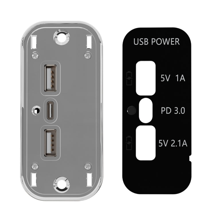 12/24V USB+Type-C Car, RV, Boat Mobile Phone Charger Modification(UCC-316) - DIY Modified Charger by PMC Jewellery | Online Shopping South Africa | PMC Jewellery | Buy Now Pay Later Mobicred