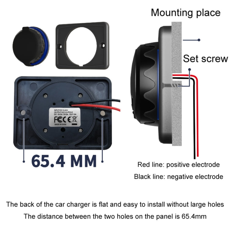 Car Ship Modified Waterproof USB Socket Charger, Model: UCC-350 AC3.1A Total 3.1A 15.5W - DIY Modified Charger by PMC Jewellery | Online Shopping South Africa | PMC Jewellery