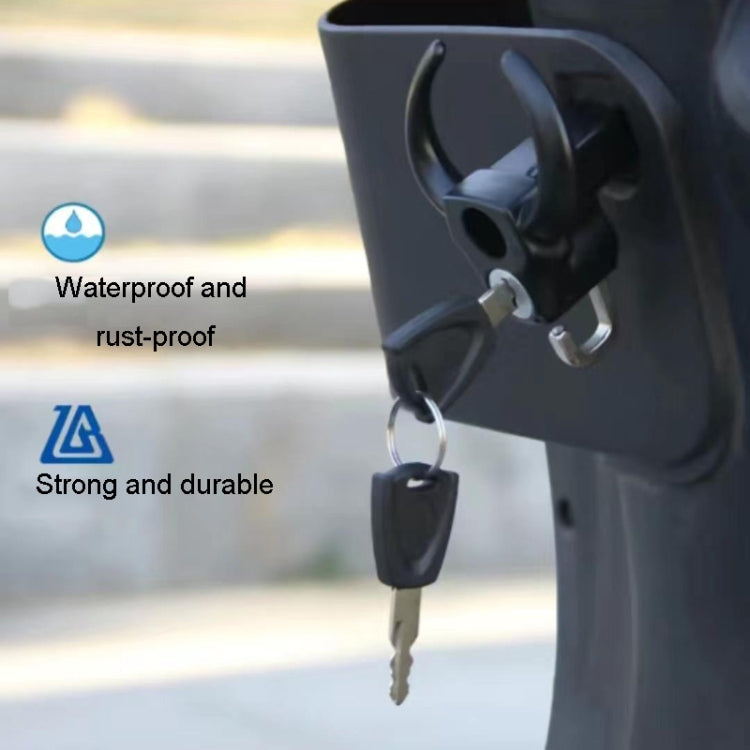 Bullhead Helmet Lock Hooks Front Universal No-Punch Motorcycle Bike Storage Hook(Black) - Theft Protection by PMC Jewellery | Online Shopping South Africa | PMC Jewellery | Buy Now Pay Later Mobicred