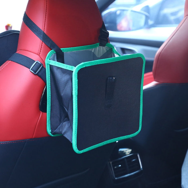 Car Seatback Trash Can Automotive Multifunctional Storage Organizer, Style: Black Gray Edge - Stowing Tidying by PMC TechLife | Online Shopping South Africa | PMC TechLife | Buy Now Pay Later Mobicred